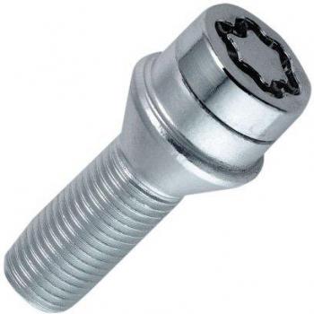 Tornillos de Rueda Antirrobo McGard M14 x 1.5 con Asiento Cónico 60 Grados - Cabeza de 17mm - Plateado