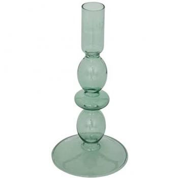 Candelabro de Cristal Verde H19 cm - Atmosphera Créateur D'Intérieur