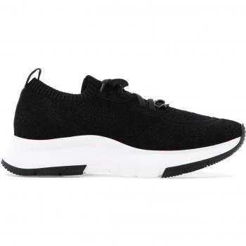 Gianvito Rossi Women's Glover Sneakers in Black Bouclé Fabric | Size 40 | S25213W1WBTKIBNERO