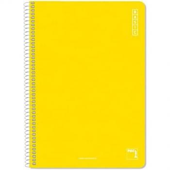 Pack 10 blocs de papel pautado de 60 gramos, con 80 hojas en formato folio