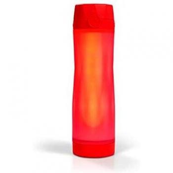 Hidrate Spark 3 Botella de Agua Inteligente, rastrea la Ingesta de Agua y Brilla para recordarle Que Debe Mantenerse hidratado, sin BPA, 20 oz, Coral