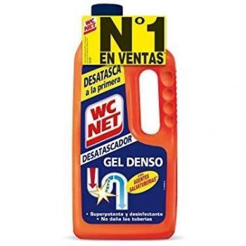 WC Net Energy - Desatascador de Tuberías en Gel, Eficaz desde el Primer Uso, Botella de 1 Litro