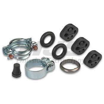 Juego de montaje sistema de escape HJS 82 11 2393 con abrazadera