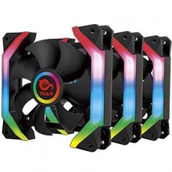 Talius Kit 3 Ventiladores+centralita con Mando Shield Spectrum 12cm Retail
