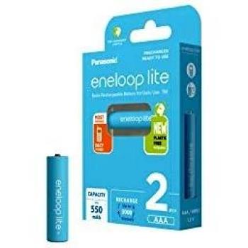 Baterías Recargables AAA Panasonic Eneloop Lite 550mAh - Paquete de 2 unidades