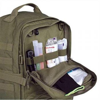 Tasmanian Tiger 22L MKII Tactical Combat Backpack with Molle System and Multiple Compartments, Black