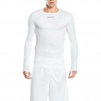 Joma Classic Camiseta térmica, Hombre, Blanco, L-XL