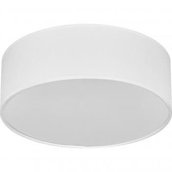 Plafón LEDVANCE Orbis Paris Ø 30cm blanco E27, diseño moderno con pantalla de tela, apto para bombillas inteligentes, IP20