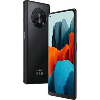 Smartphone Libre 4G, Cubot Teléfono Móvil MAX 3 Pantalla 6,95'' Cámara 64MP+16MP con IA 4GB+64GB 256GB Expandible Barato y Bueno Batería Duradera 5000mAh, Android 11 con NFC Huella Táctil, Negro