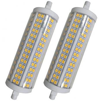 Bombilla LED R7S 20W 118mm 2000LM 360º Regulable Color Blanco Neutro (4500K) - Pack de 2 unidades