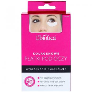 L'Biotica Parches para Ojos de Colágeno Reducción de Arrugas - 3 Pares