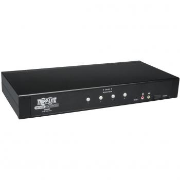 Tripp Lite 4-Port Secure DVI / USB KVM Switch with Audio - NIAP-Certified