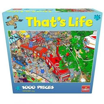 Goliath- Puzzle Brigada de Bomberos That's Life, Multicolor