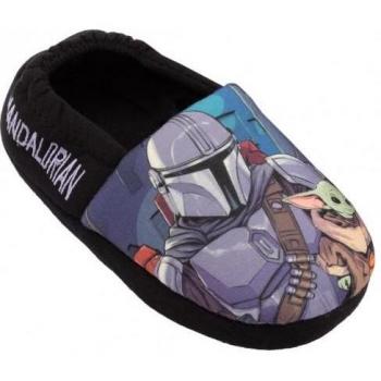 Star Wars: The Mandalorian Boys Slippers - Character-themed, cozy and comfortable footwear for boys, featuring a design inspired by the popular Star Wars series, suitable for indoor use, available in various sizes