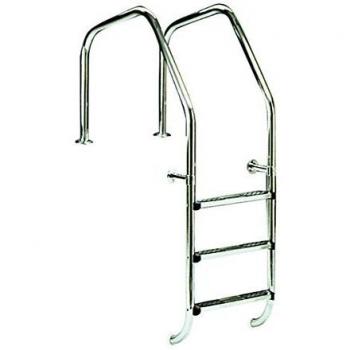 Escalera para piscina modelo 1000 para rebosadero 3 peldaños Luxe más peldaño de seguridad AstralPool