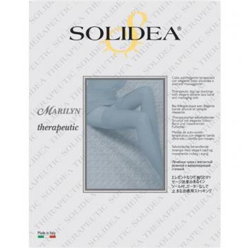Medias Compresivas Solidea Marilyn CCL1 Autoreggentes Punta Cerrada Color Negro Talla ML