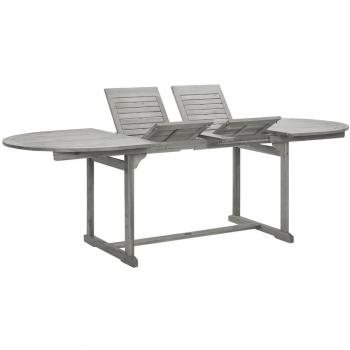 vidaXL Garden Dining Table (160-240)x100x75 cm Solid Acacia Wood