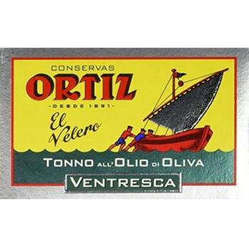 Ventresca de atún claro en aceite de oliva Ortiz 110gr