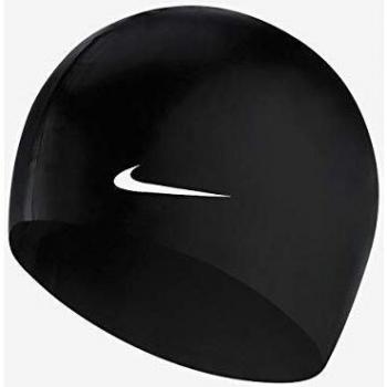 Nike Swim Solid Silicone Bathing Cap - Black - Unisex