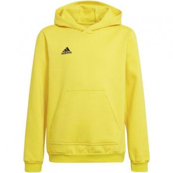 Sudadera con capucha de fútbol Adidas Entrada 22 Kids Yellow