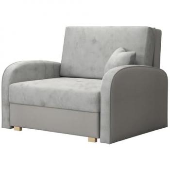 Sillón Columbus 160, Tapiz Mono 244 + Sorriso 4, Madera, 85x103x98cm, Función Sofá Cama