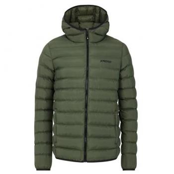 Chaqueta de plumas Protest Basso para hombre, acolchada, color negro, talla XL