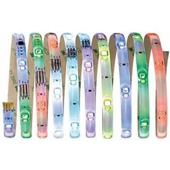 Juego de Tiras LED Digital Paulmann RGBW 3m 11,8W con Función de Cambio de Color y Luz Cálida (3000 K)