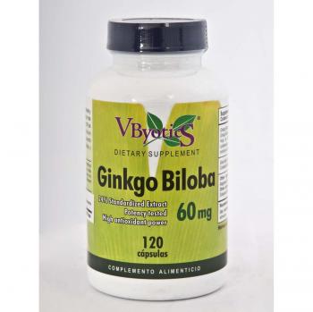 Vbyotics Ginkgo Biloba 60Mg. 120 Capsulas - 1 Unidad