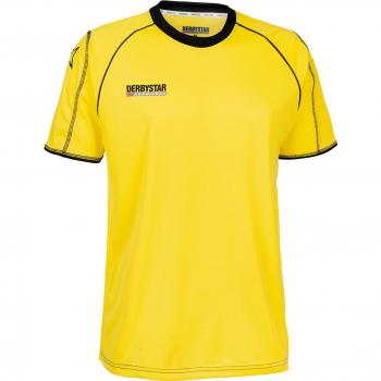 Derbystar Uni - Camiseta de equipación, tamaño XXL, Color Amarillo/Negro