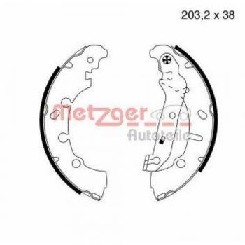 Kit de zapatas de freno METZGER MG 814