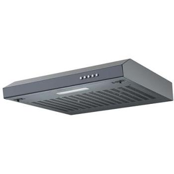 Campana Extractora Bajo Mueble Respekta Sina 50 cm, Acero Inoxidable, Extracción y Recirculación, Clase A+, Ruido 53–64 dB, LED Negro Mate