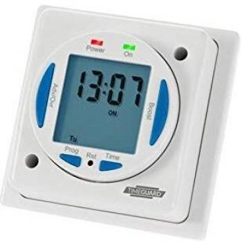 Temporizador Electrónico Compacto Timeguard NTT04 de 7 Días, 230 V AC, 1 Canal con Contactos Sin Voltaje