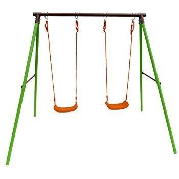 habitatetjardin Parque Infantil de Acero Polo - 2 Soportes - 1.95m