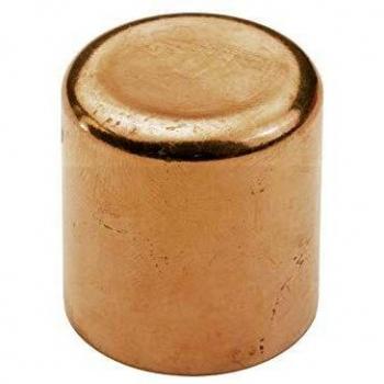 Tapón de Cobre DVGW 22 mm Tipo 5301 Conexión Bänninger