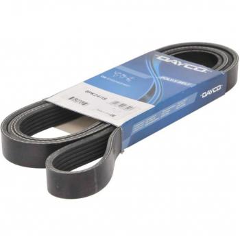 Correa acanalada en V poli V DAYCO 6PK2411S, tipo de producto: correa trapecial, características: longitud de 2411 mm, perfil en V, fabricada en material resistente a la fricción
