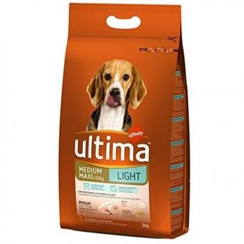 ULTIMA light alimento para perro con arroz y pollo bolsa 3 Kg