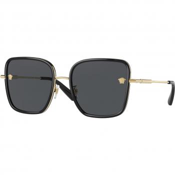 Versace VE2247D Asian Fit 143887 Women’s Sunglasses Black Size 57