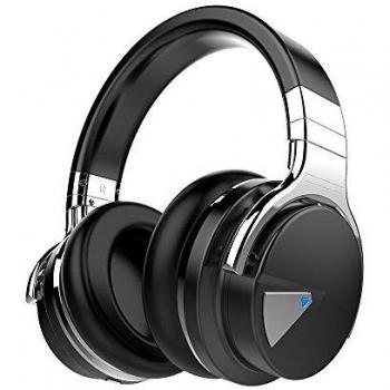 Cowin E7 Auriculares inalámbricos Bluetooth con Bajos Profundos, Almohadillas de Protección Cómodo, 30 Horas de Tiempo de Juego para Viajes