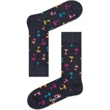 Happy Socks - Calcetines cortos - para hombre negro 36