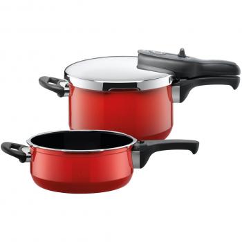 Silit - Olla rápida 2 pzs Sicomatic T-Plus, 3l y 4,5l