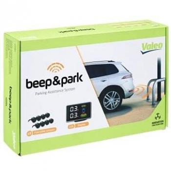 VALEO Beep & Park Kit Sensores de aparacamiento con 8 sensores + pantalla LCD - montaje delantero y trasero 632202