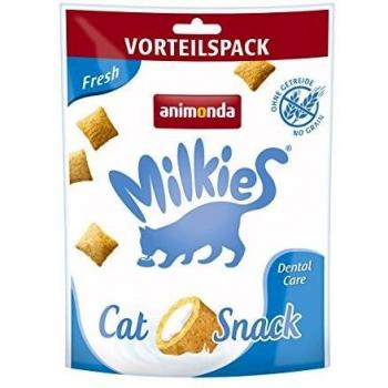 animonda Milkies, golosinas sin cereales para gatos, snacks para gatos, Fresh, 6 x 120 g