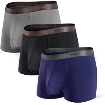 Separatec Calzoncillos Bóxer Trunks de Fibra de Bambú Rayón