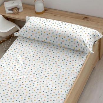 Sábana Bajera Ajustable Multicolor Kids&Cotton Kibo 90 x 200 cm