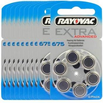 Rayovac 675 Extra Advanced - Batería auditiva PR44 / pilas para dispositivos auditivos / 675AE,A675,DA675,P675,PR675,PR675H