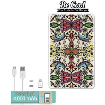 Becool® - Batería Externa Power Bank 4000 mah + Gratis 1 cable USB-MicroUsb