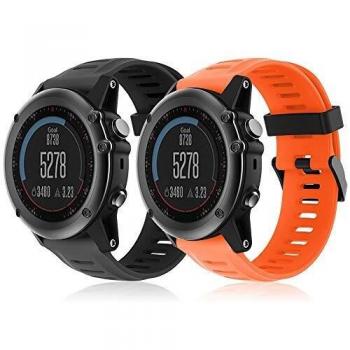 TOPsic Garmin Fenix 3 correa de reloj, Banda Reemplazo de Silicona Suave Deportiva con Herramientas para Garmin Fenix 3 / reloj elegante de Fenix 3 HR Multi-colors