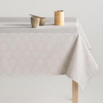 Mantel Antimanchas 100% Algodón Zafir Natural 140x300 cm