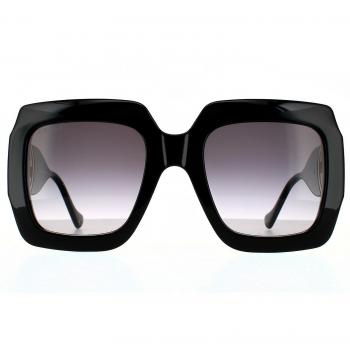 Gucci Oversized Square Sunglasses GG1022S-006-Black, Black female, Size: 54 MM