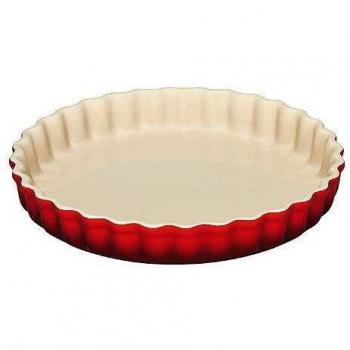 LE CREUSET 91015928060100 Molde Redondo, Cerámica, Cereza, 28 cm
